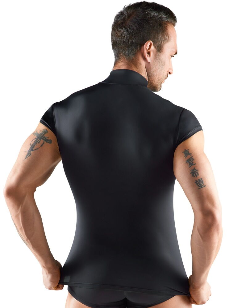 Herren T-Shirt mit Zipper