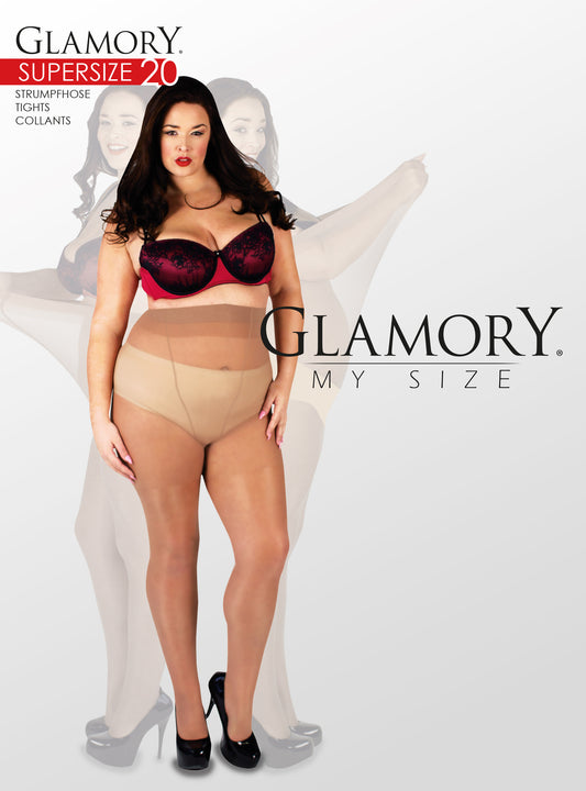 50222 | Glamory Supersize 20 Übergröße Strumpfhose bis 10XL.