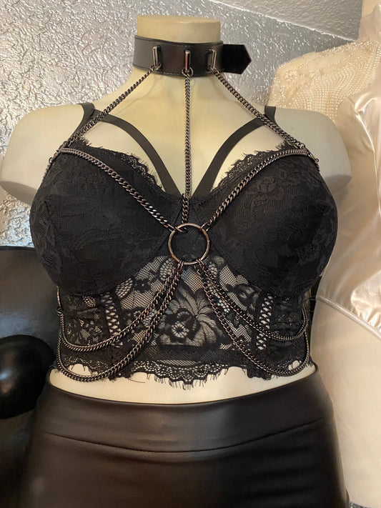 Bustier BH aus Spitze / ohne Bügel