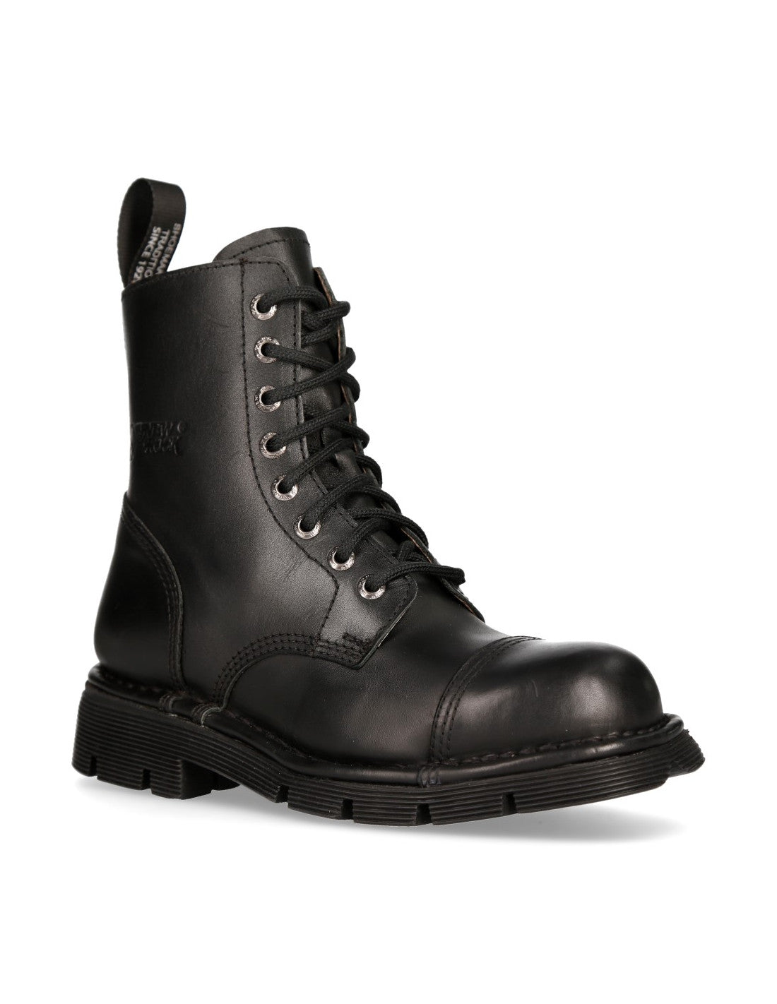 Schlichter Lederstiefel mit Zipper von NEW ROCK SHOES