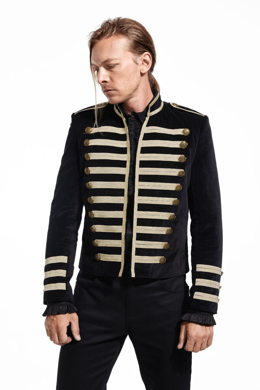 Spencer Jacke im Military Look