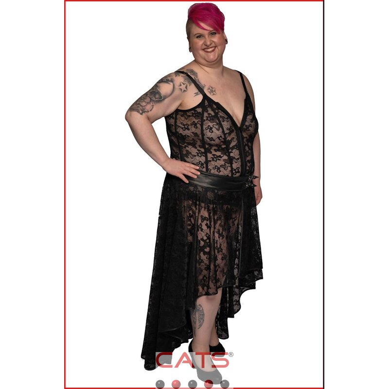 Asymetrischer CAMOUFLAGE Rock aus Spitze von CATS FASHION