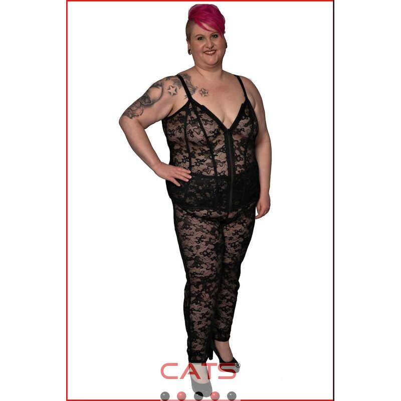 CF075 Spitzenleggins CAMOUFLAGE von CATS Fashion