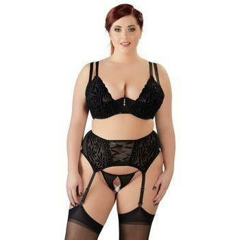 BH Set mit Strumpfhalter - Holde Weiblichkeit
