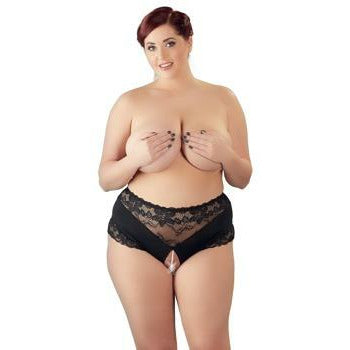 COTTELLI Panty Ouvert mit Perlen