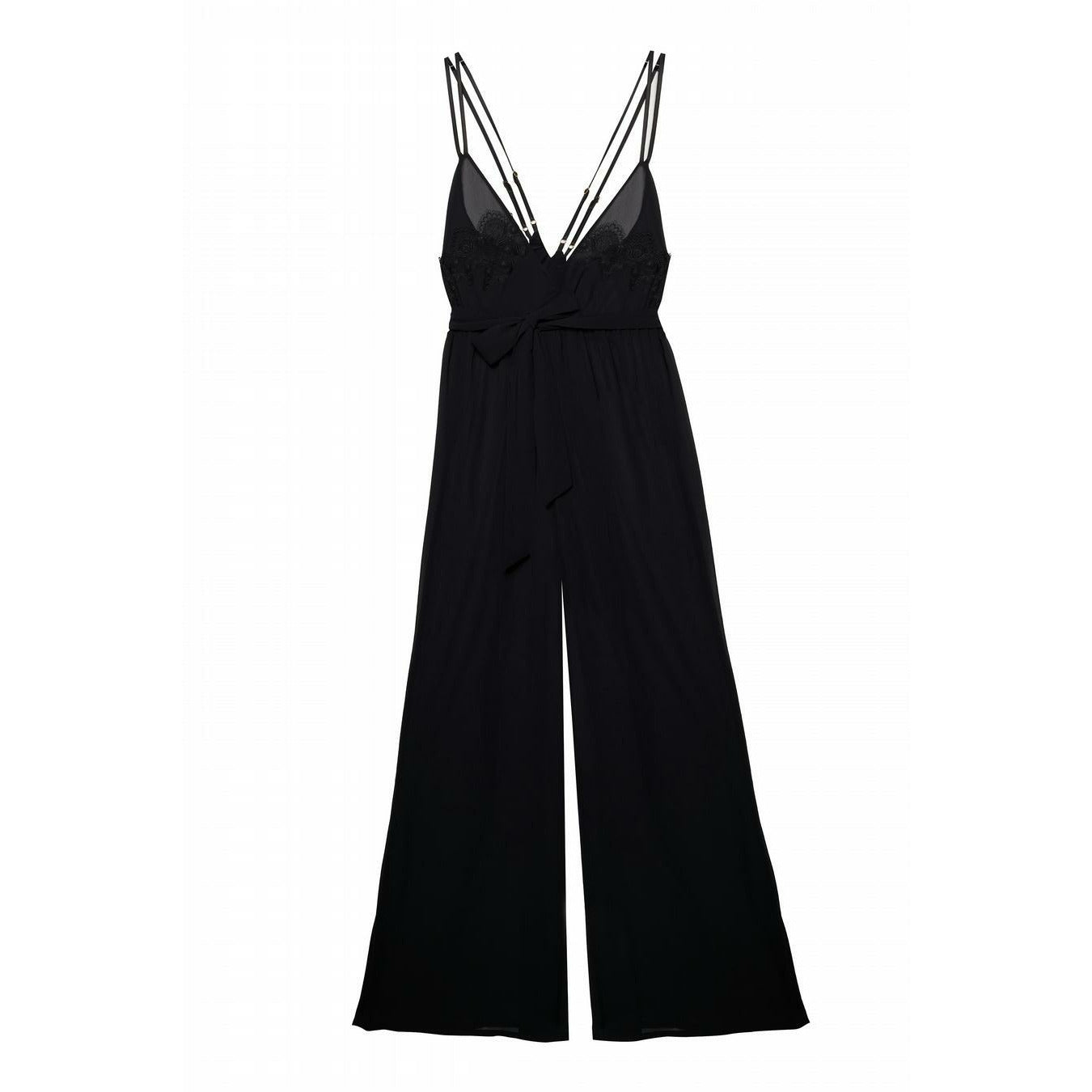 HUSTLER Chiffon Jumpsuit mit Spitze ELLE