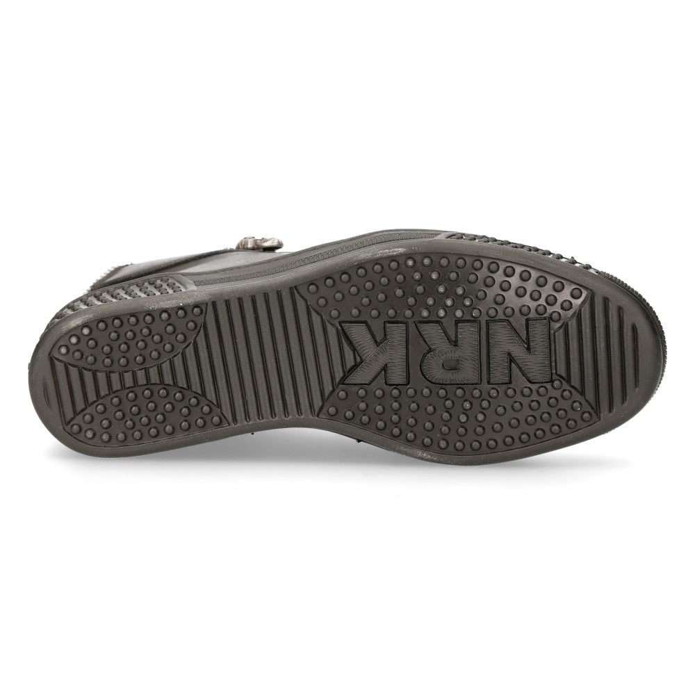Leder-Sneaker, schwarz PISA von NEW ROCKS