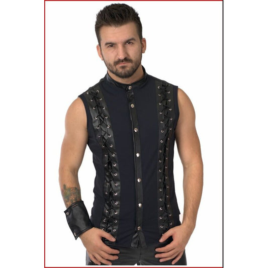 CH026 - Herrenweste lang, geknöpft von CATS Fashíon