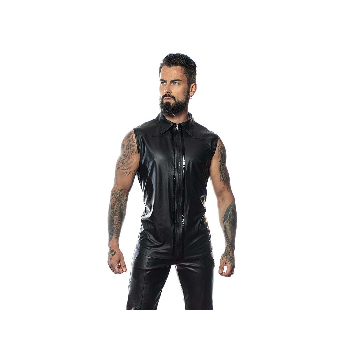 Lange Weste CHUCK aus Wetlook von Patrice Catanzaro