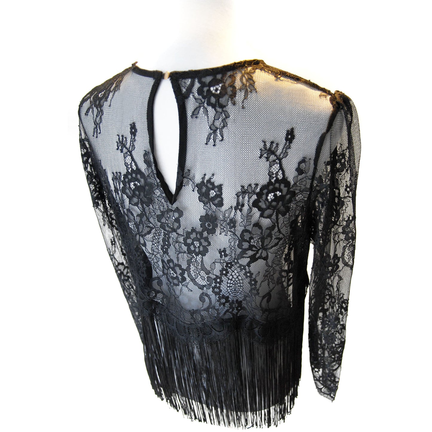 FRINGE SHIRT - Spitzenshirt mit Fransen