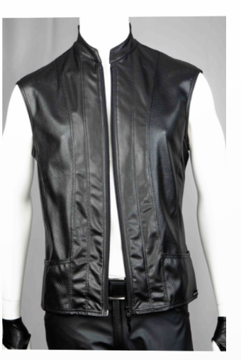 Stehkragen Weste mit Zipper CONYXO aus