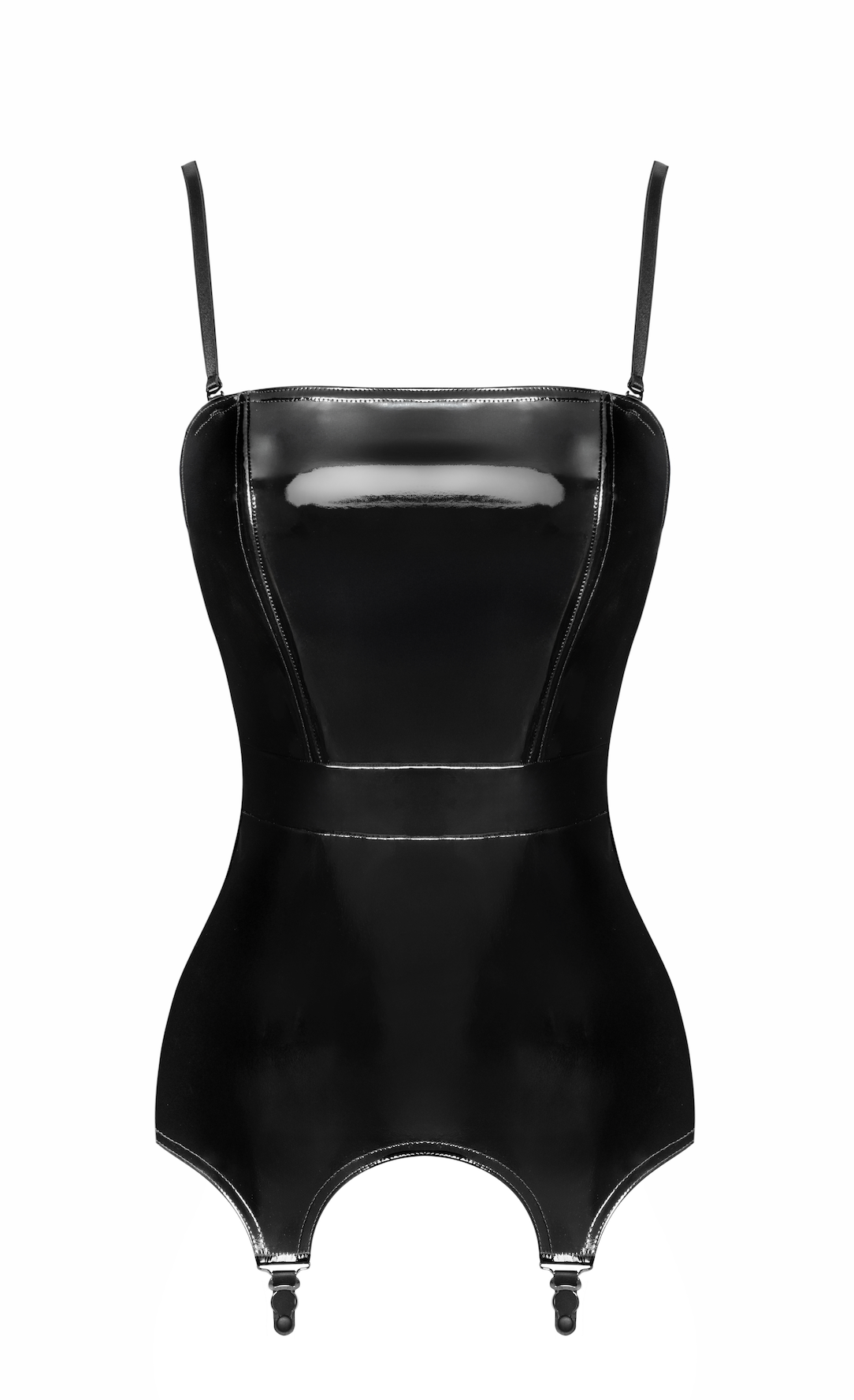 F381 Dominae Venom PVC corset-belt
