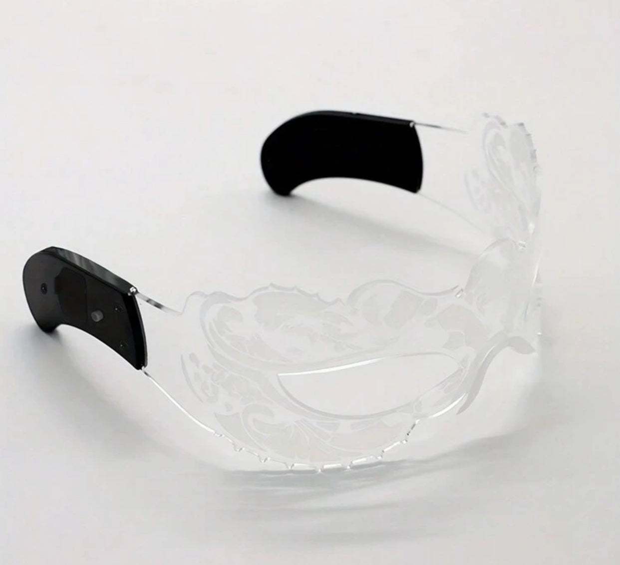 Gemusterte LED Brille mit Farbwechselmodus