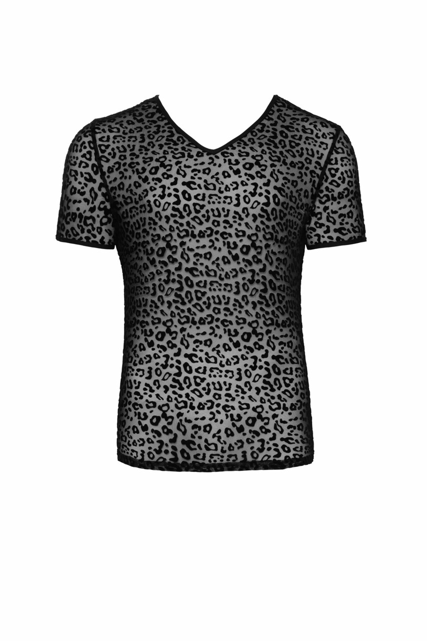 T-Shirt Leoprint von Noir handmade