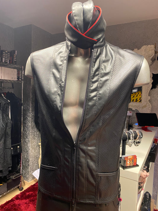 Stehkragen Weste mit Zipper CONYXO aus