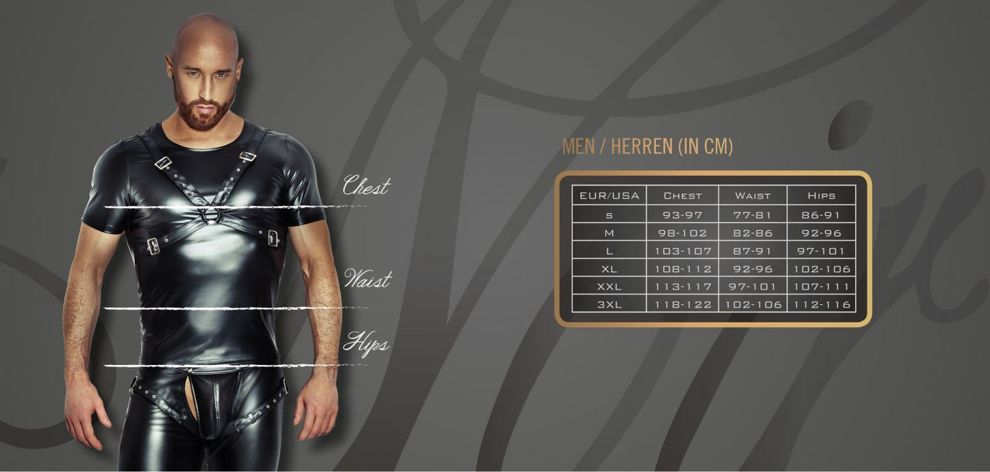 T-Shirt Leoprint von Noir handmade
