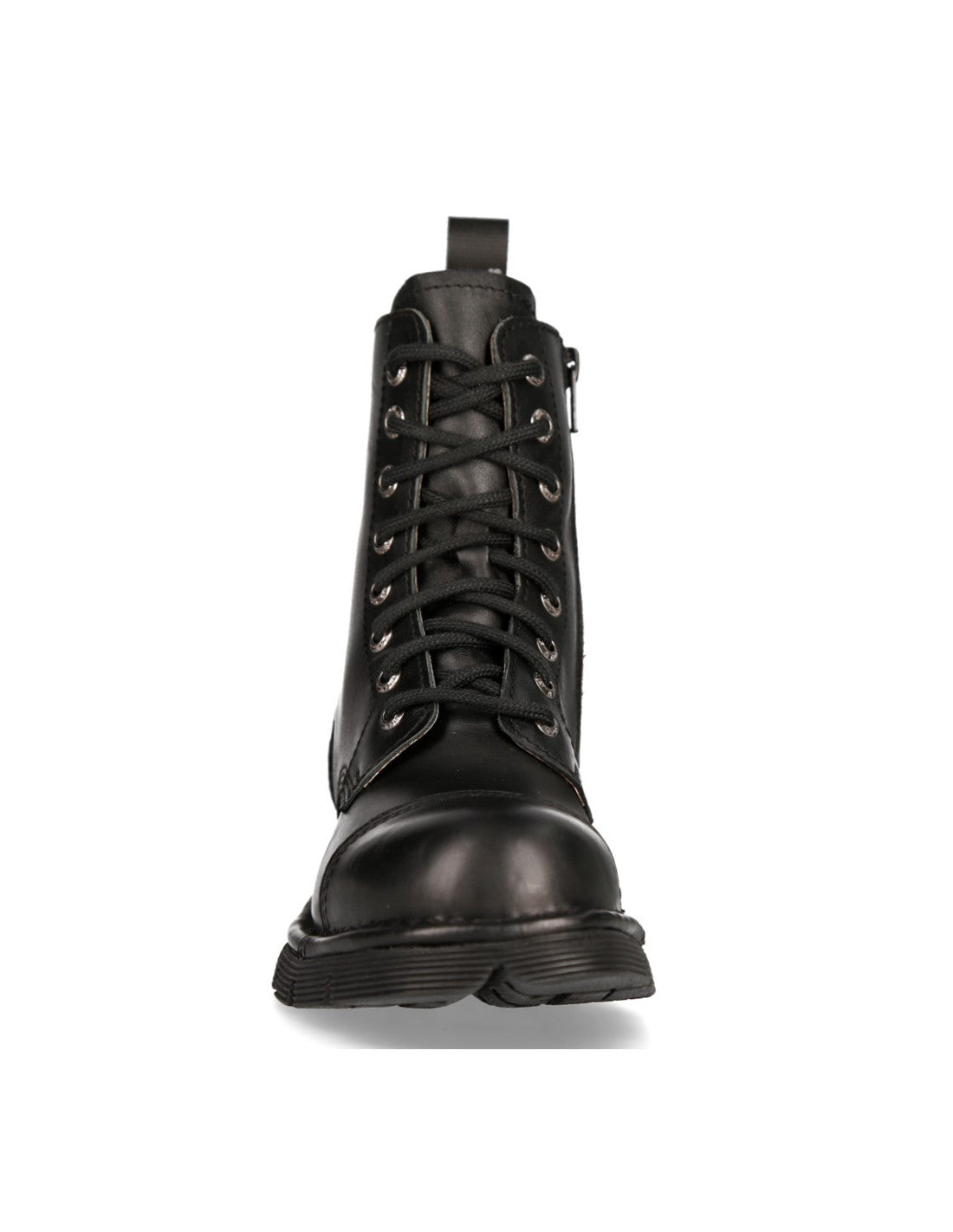 Schlichter Lederstiefel mit Zipper von NEW ROCK SHOES