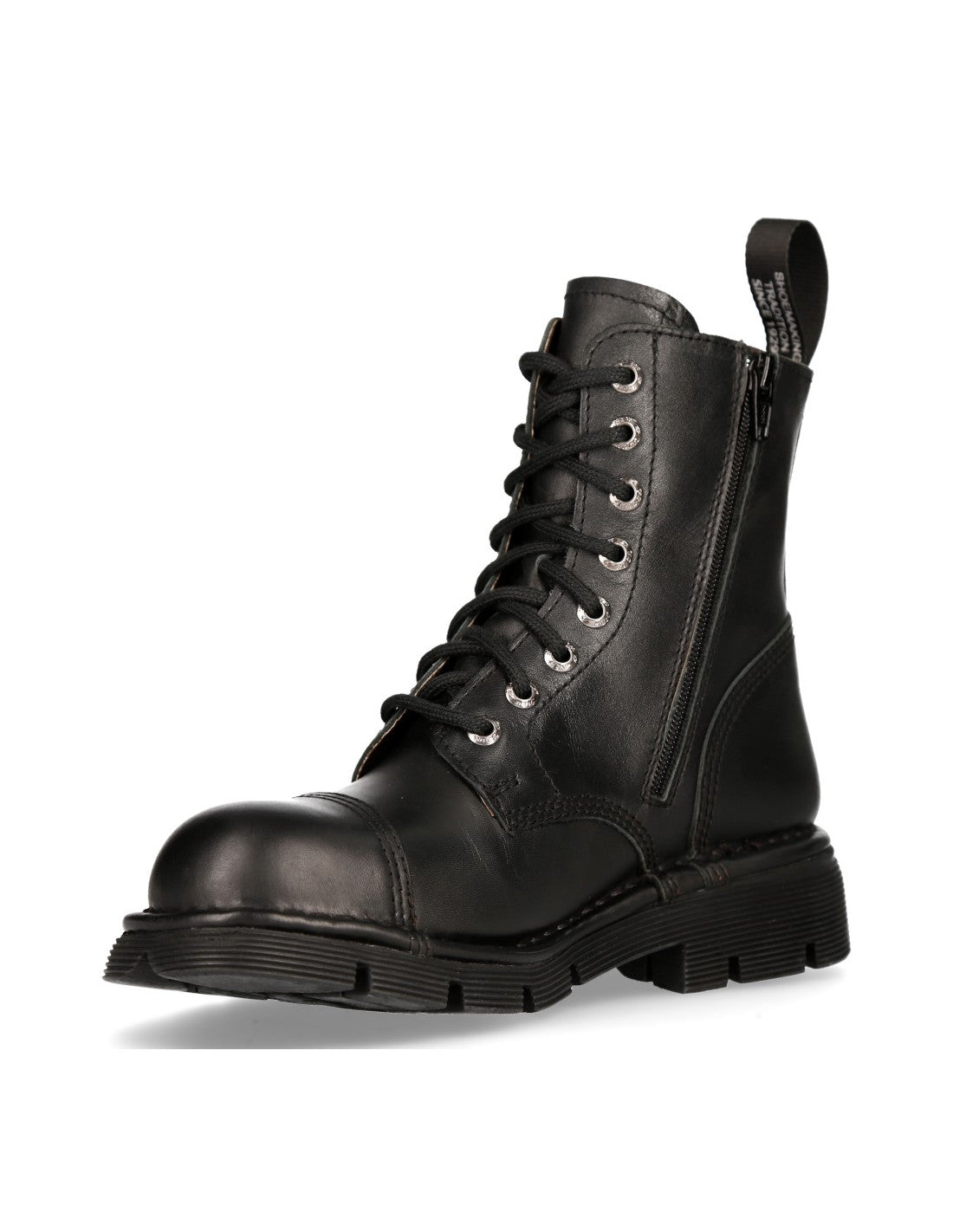 Schlichter Lederstiefel mit Zipper von NEW ROCK SHOES