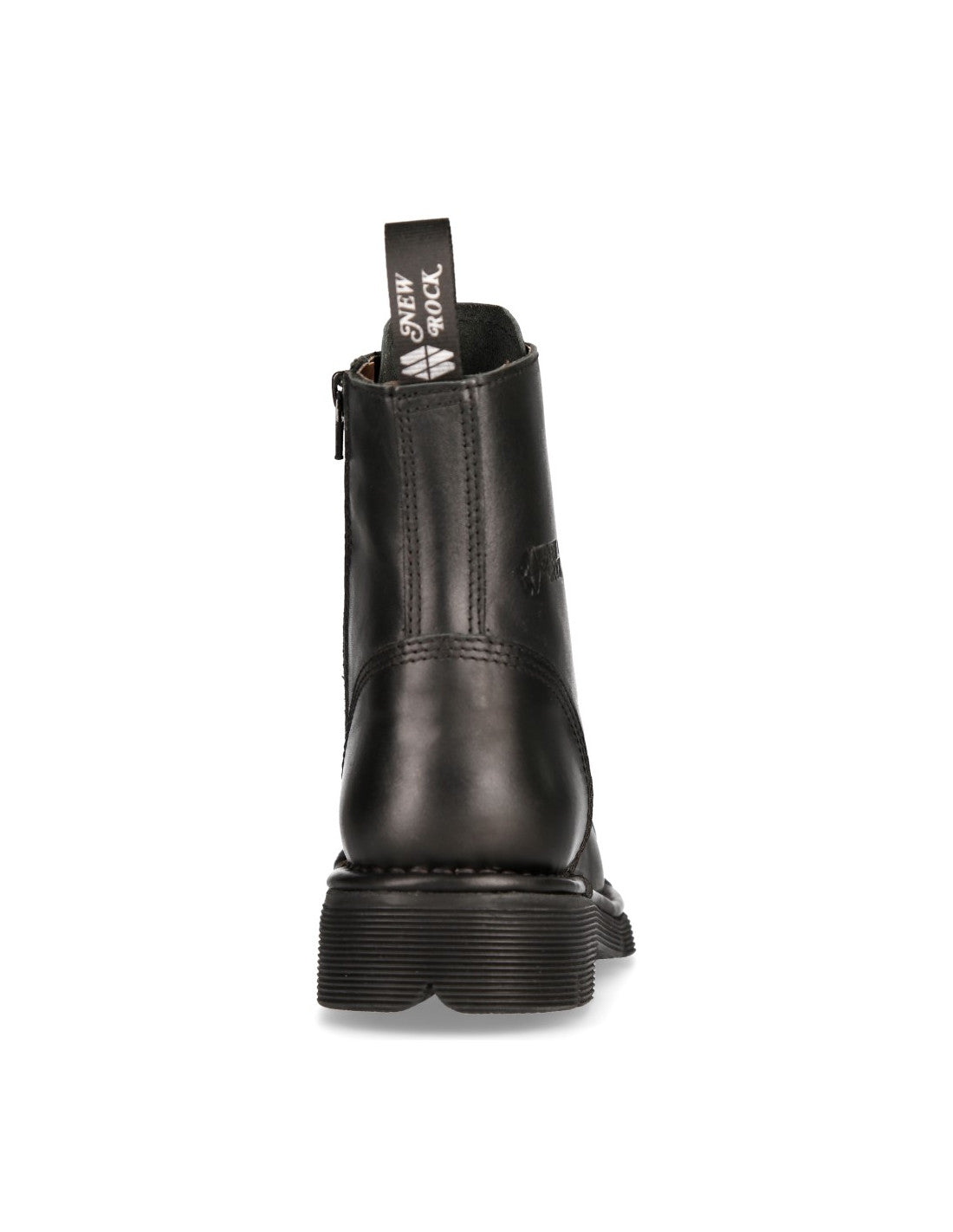 Schlichter Lederstiefel mit Zipper von NEW ROCK SHOES