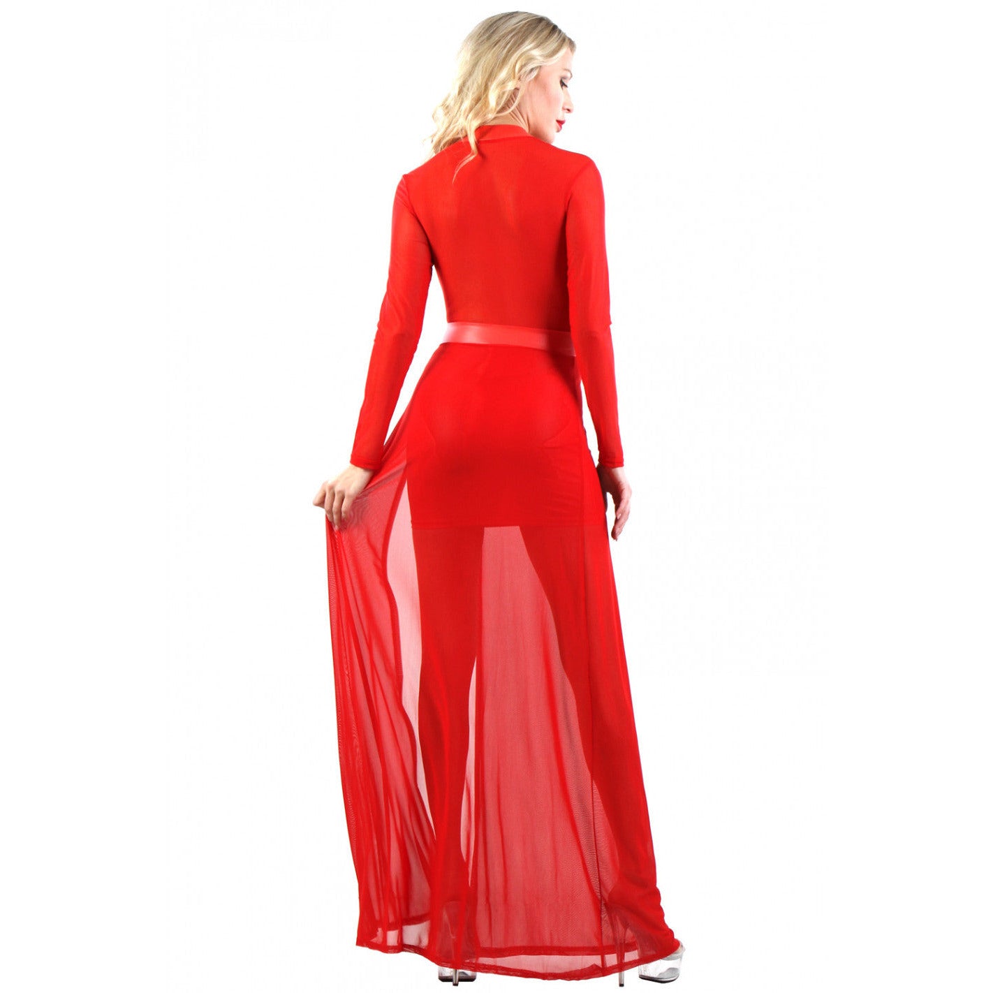 Elegantes, rotes Sommerkleid