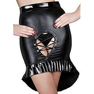 F030 Wetlookrock von Noir Handmade - Holde Weiblichkeit