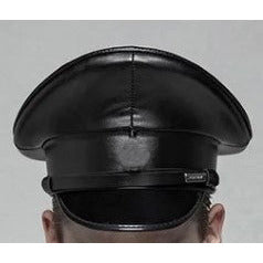 Military Hat aus Kunstleder mit Lack - unisex