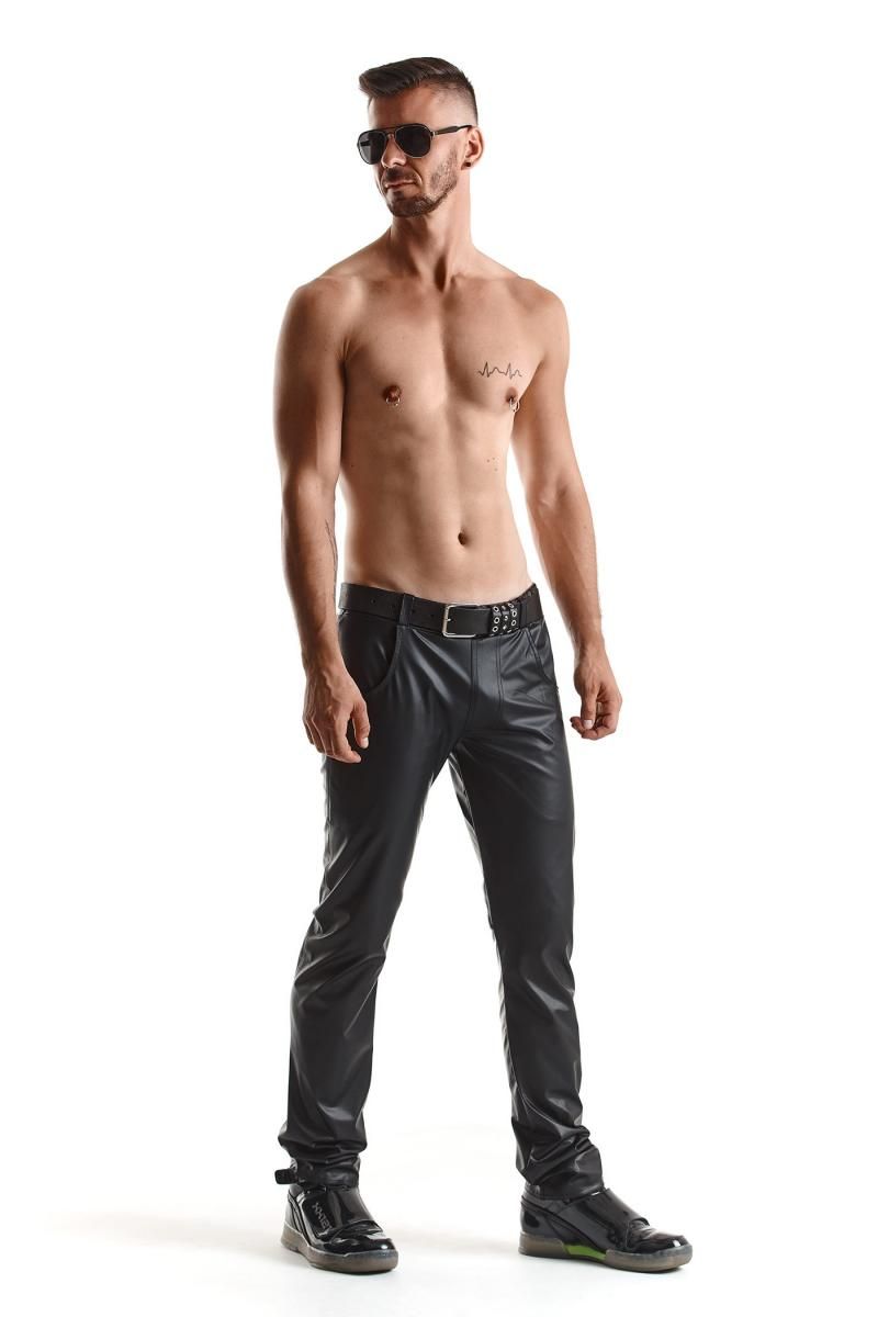 Lange Wetlook Herrenhose VITTORIO von RFP