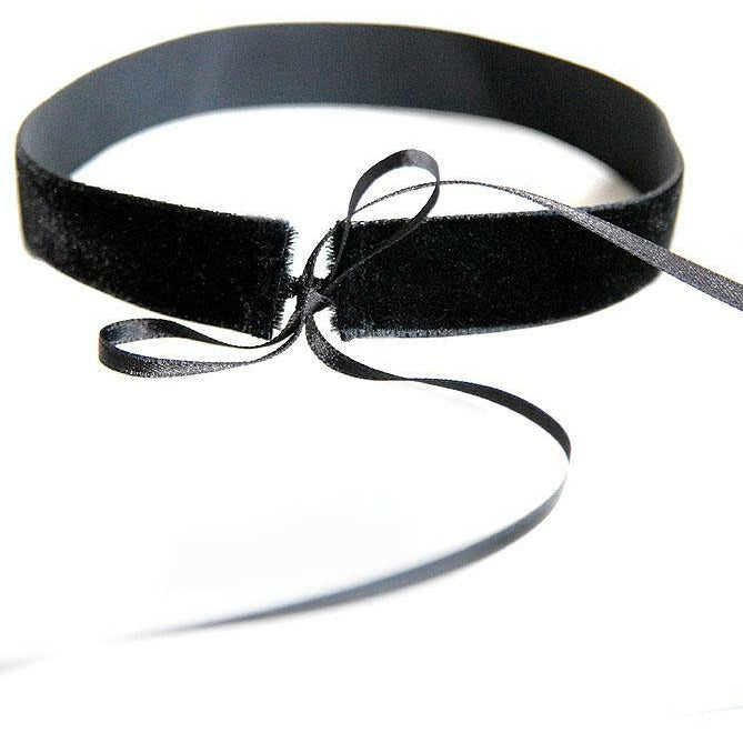 Halsband BLACK VELVET - Holde Weiblichkeit