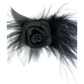 Halsband BLACK ROSE - Holde Weiblichkeit