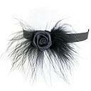 Halsband BLACK ROSE - Holde Weiblichkeit